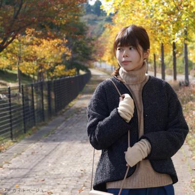 ふるさと納税 五泉市 贅沢カシミヤ100%アームウォーマー(ライトベージュ) |  | 01