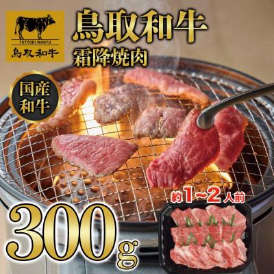 ふるさと納税 若桜町 鳥取和牛霜降焼肉300g