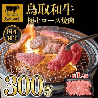 ふるさと納税 若桜町 鳥取和牛極上ロース焼肉 300g