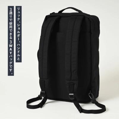 ふるさと納税 守谷市 NY 3WAYバッグ ブラック SW-NY001-BK 3WAY リュック ショルダー ハンドル |  | 02