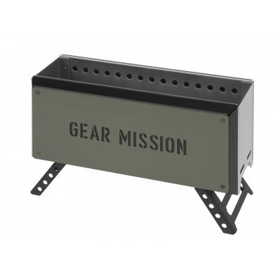 ふるさと納税 岡崎市 [GEAR MISSION]二次燃焼焚火台「BF-GM1(オリーブグリーン)」