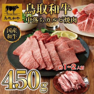 ふるさと納税 若桜町 鳥取和牛中落ちカルビ焼肉 450g