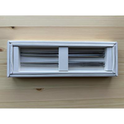 ふるさと納税 燕市 六角ステンレス製箸23cmパールコバルト