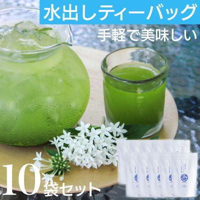 ふるさと納税 新富町 宮崎日本茶専門店 特撰水出しティーバッグ(5g×20p) 10本セット