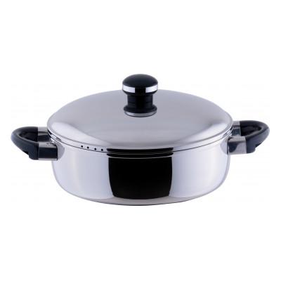 ふるさと納税 燕市 オブジェ 浅型両手鍋25cm