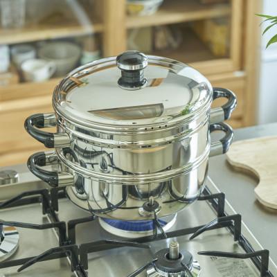 ふるさと納税 燕市 オブジェ 蒸し器25cm