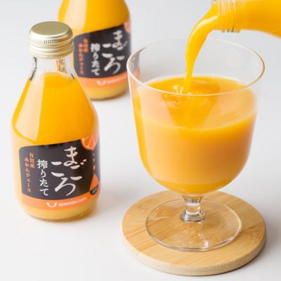 ふるさと納税 湯浅町 【まごころ】有田みかんジュース100% 180ml 30本