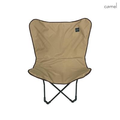 ふるさと納税 羽咋市 [キャメル]oxtos(オクトス) スチールフレーム 帆布バタフライチェア OX-107