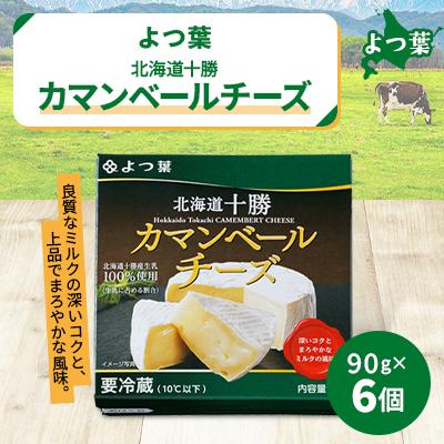 ふるさと納税 鹿追町 鹿追 よつ葉 カマンベールチーズ6個 北海道十勝産生乳100%仕様