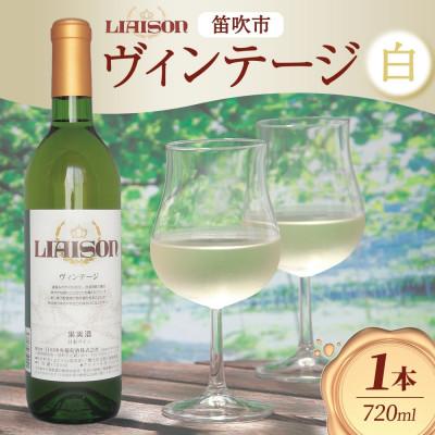 ふるさと納税 笛吹市 白ワイン Liaison(リエゾン)ヴィンテージ 720ml×1本 日川中央葡萄酒 山梨県笛吹市