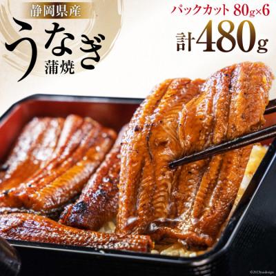 ふるさと納税 吉田町 静岡県産鰻蒲焼パックカット 80g×6パック