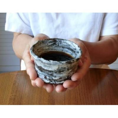 ふるさと納税 玄海町 【唐津焼】中川自然坊窯　刷毛目唐津　蕎麦猪口、たたら銘々皿セット【A090】 |  | 02