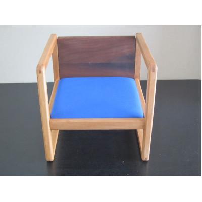 ふるさと納税 大郷町 幼児用多用途椅子 コロコロ (青)