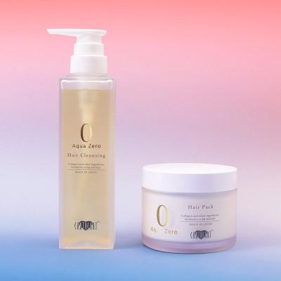 ふるさと納税 精華町 アースハート アクアゼロ ヘアクレンジング&amp;ヘアパックセット