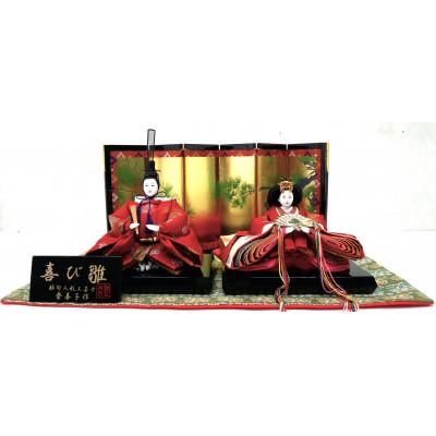 ふるさと納税 小野市 雛人形 京芥子親王「揚羽蝶」オリジナル金襴敷 No.K-610