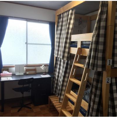 ふるさと納税 松江市 ゲストハウス daisho oshiroasobi ドミトリールーム 宿泊券(二段ベッド・女性専用)