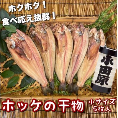 ふるさと納税 小田原市 真ほっけの干物 小 5枚入り ホクホクの身は日本酒、焼酎のお供にピッタリ![神奈川県小田原市早川]