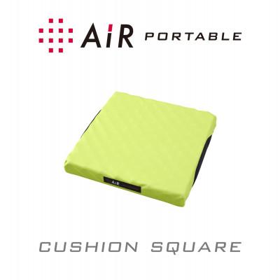 ふるさと納税 近江八幡市 [nishikawa/西川][エアーポータブル]クッション/スクエア(イエロー)