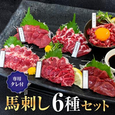ふるさと納税 宇城市 馬刺しセット6種セット 大阪馬肉屋
