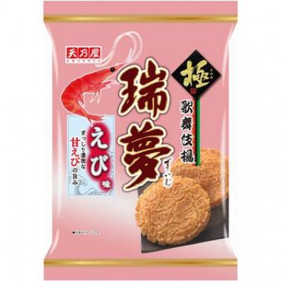 ふるさと納税 矢吹町 天乃屋 歌舞伎揚瑞夢えび味 6枚入り×12袋