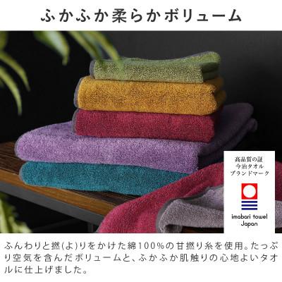 ふるさと納税 今治市 (今治タオル)日本の伝統色 バスタオル2枚セット