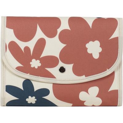 ふるさと納税 島原市 マルチケース(ジャバラタイプ)北欧フラワー ライプレッド Lサイズ