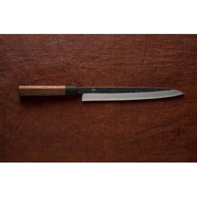 ふるさと納税 香美市 土佐黒打ち片刃柳刃包丁(270mm、青二鋼)