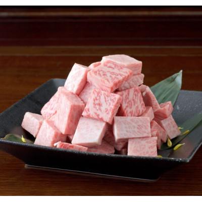 ふるさと納税 八代市 [黒毛和牛]熊本県産 サイコロステーキ 600g(300g×2パック)(八代市)