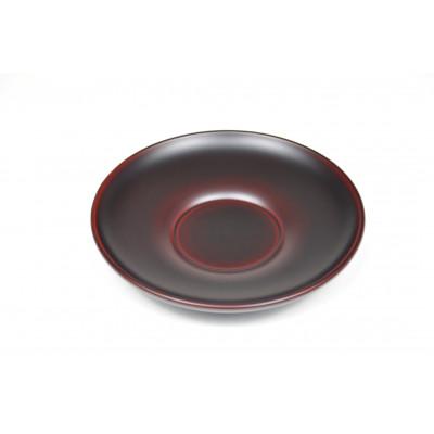 ふるさと納税 加賀市 栃4.5ダルマ茶托 素黒目溜 5枚組