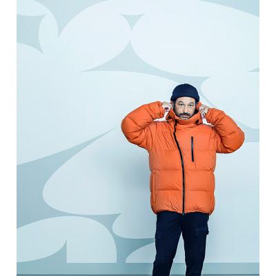 ふるさと納税 小樽市 北海道ダウン:RETAR NUY/レタールヌイ ダウンパーカー24 男女兼用 オレンジ/XL