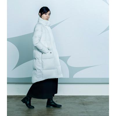 ふるさと納税 小樽市 北海道ダウン:RETAR NUY/レタールヌイ ダウンロングコート 女性サイズ ホワイト/M