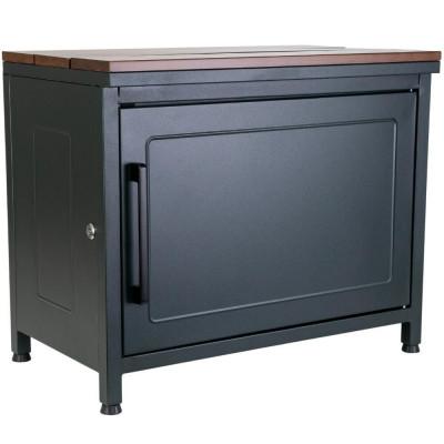 ふるさと納税 松江市 宅配ボックス 大容量 屋外 防水 マンション 個人宅 ベンチ型 WKUT4[ブラック]