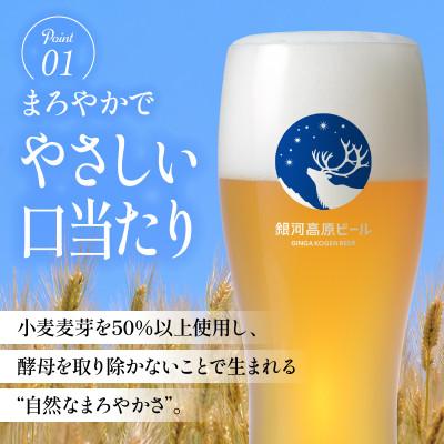 ふるさと納税 彦根市 【クラフトビール】銀河高原ビール 小麦のビール  ヘーフェヴァイツェン 350ml x12本 |  | 01