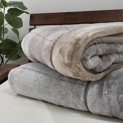 ふるさと納税 和泉市 【シングル】吸湿発熱リッチファー2枚合わせ毛布 ベージュ1枚 JY-2401-BE |  | 02