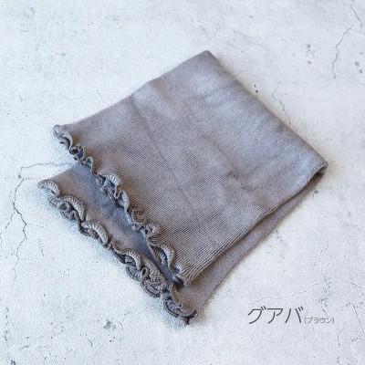 ふるさと納税 田原本町 シルク泥染めはらまき 草木染め panfree グアバ(ブラウン)