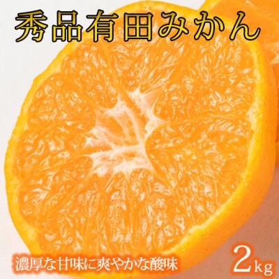 ふるさと納税 印南町 [2026年11月下旬より発送]秀品 有田みかん 2kg 2S 〜 Lサイズのいずれか