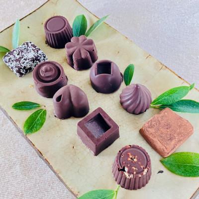 ふるさと納税 綾町 ミニビター&amp;生チョコ詰合わせ 10個