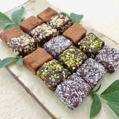 ふるさと納税 綾町 ミニ生チョコ詰合わせ 15個