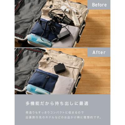 ふるさと納税 守口市 CIO 電源タップ(ケーブル&収納付き)+USB充電器 Built in CABLE ブラック |  | 02