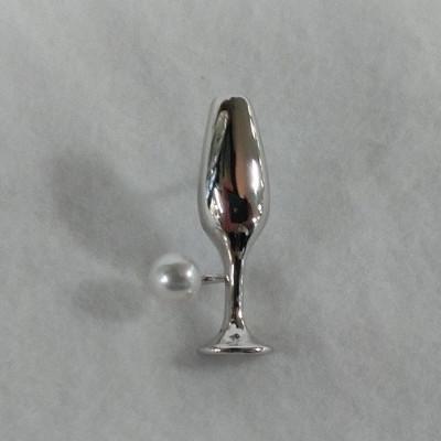 ふるさと納税 鳥羽市 伊勢志摩あこや本真珠ブローチピン・グラスSV製50-67