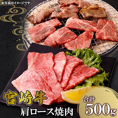 ふるさと納税 高鍋町 宮崎牛 肩ロース焼肉 500g(高鍋町)
