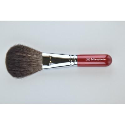 ふるさと納税 熊野町 熊野筆 フェイスパウダーブラシ 灰リス100% 通常ラッピング