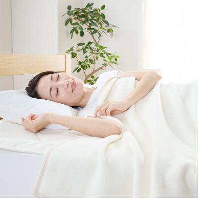 ふるさと納税 泉大津市 洗えるシルクコットン毛布 S(シングル) キナリ |  | 01