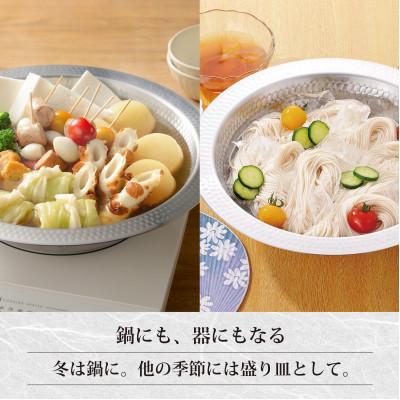 ふるさと納税 燕市 EM-085燕三 IH対応よせしゃぶ鍋 30cmセット(お玉