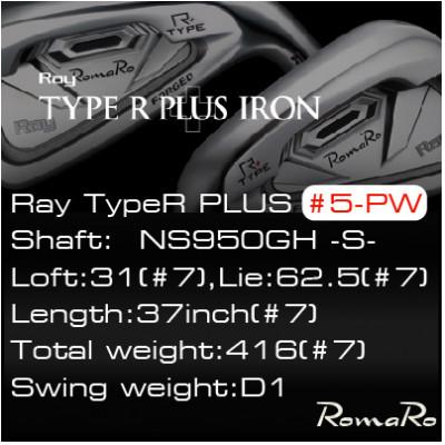 ふるさと納税 瑞穂町 RomaRo Ray Type R PLUS Iron #5-PW NS950S 6本セット