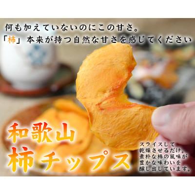 ふるさと納税 かつらぎ町 やわらか柿チップス 60g 6パック 無添加