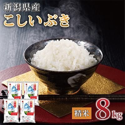 ふるさと納税 見附市 [令和7年産 新米]新潟県産 こしいぶき 8kg(2kg×4袋) 精米 新潟 の美味しい お米