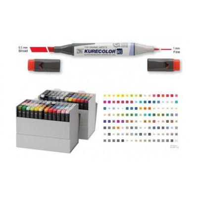 ふるさと納税 奈良市 E-17 呉竹 KURECOLOR TWIN WS 138本セット+スペアチップ+ピンセット