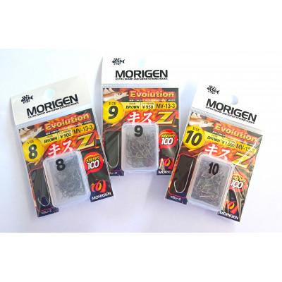 ふるさと納税 加東市 もりげん(MORIGEN) 釣針 キスZメガパック ブラウン 3枚セット(8号・9号・10号)
