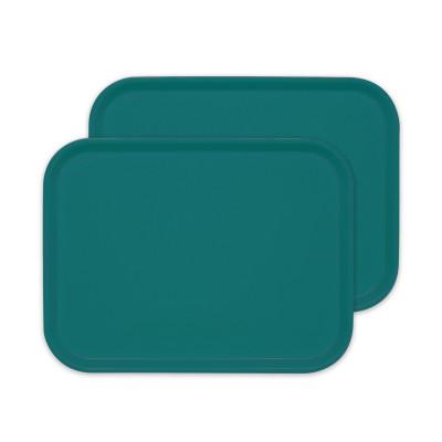 ふるさと納税 和歌山市 カラフル ピノ トレー L 39cm ターコイズブルー 2枚セット 4拍子揃った定番トレー